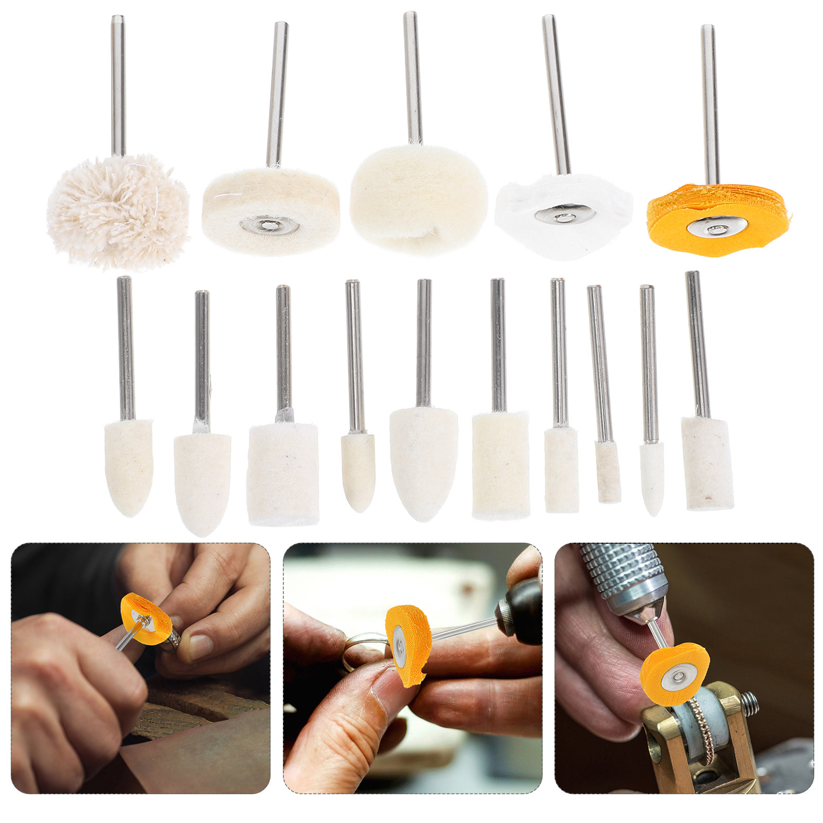 Jewelry Watches & Accessories - 50 Adet Mini T-Şekilli Parlatma ve