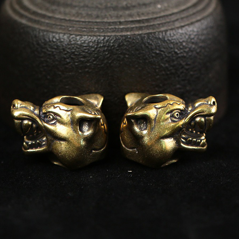 Wolf Jewelry & Watches Tampa Reviews - Hayvan kurt Warriors kafa heykel pirinç