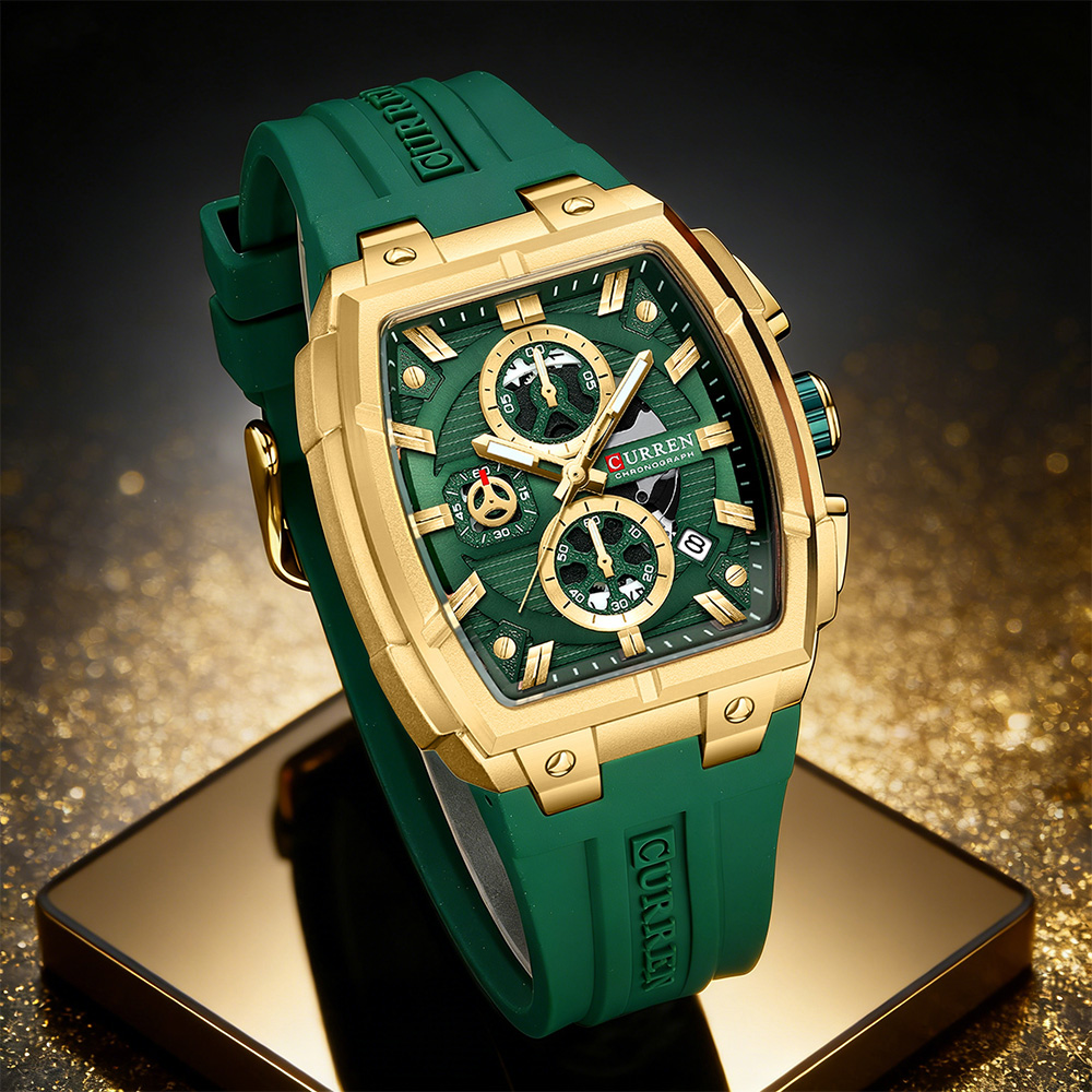 Jewellery Watches - CURREN Lüks Vintage Erkek Spor Kronograf