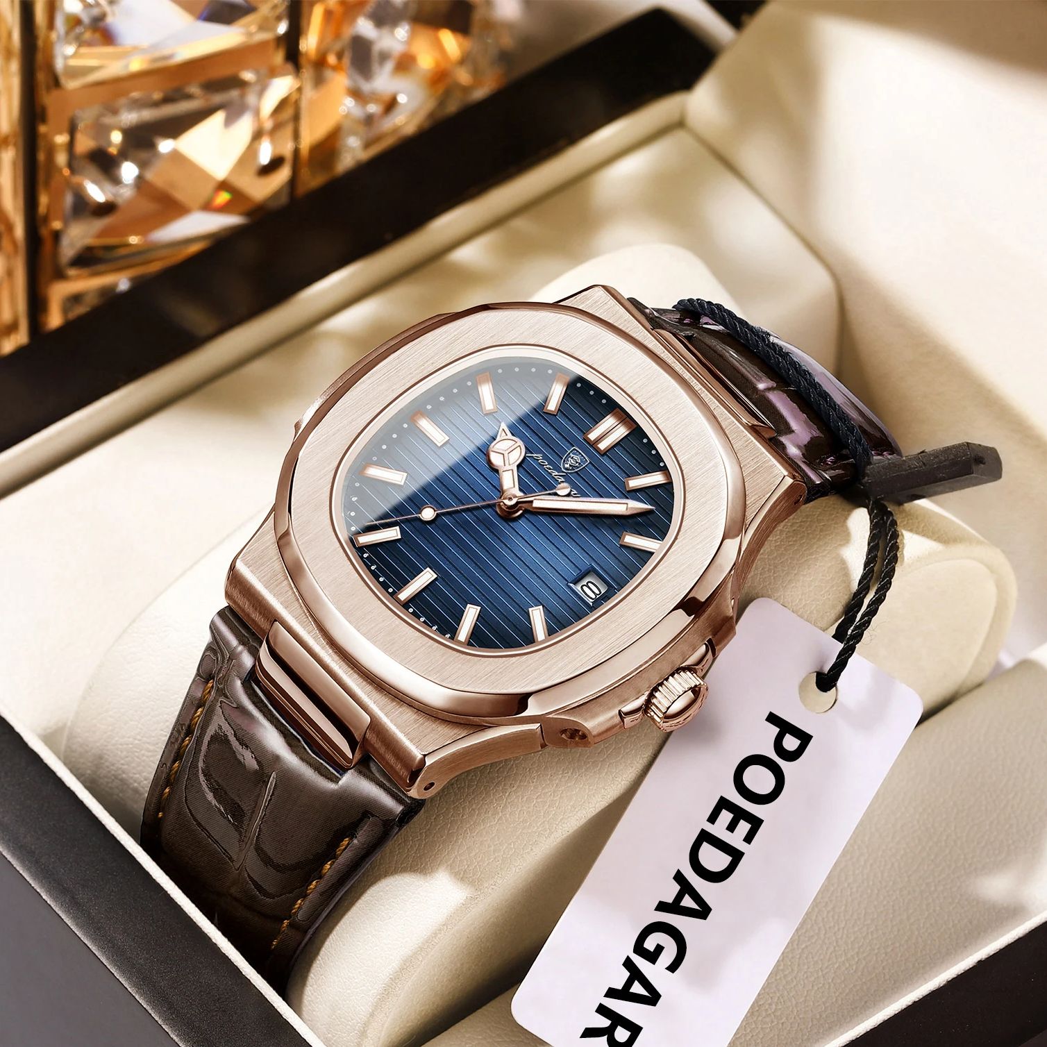 Rg Watches & Jewelry Gmbh - POEDAGAR İş Adamı Saati Tarih Su