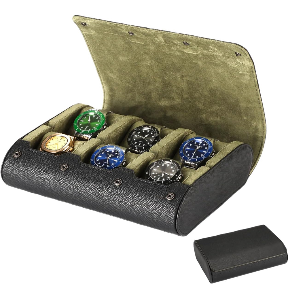 Watch Display Box - 6 Saatlik Seyahat Çantası, Erkekler ve