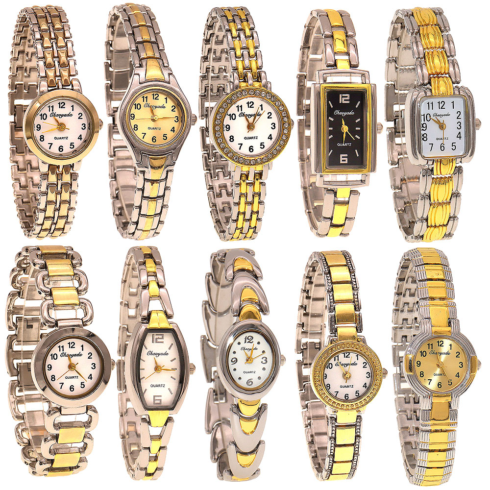Jewelry Watches Women - 10'lu Paket, Karışık Toplu Şık Kadın