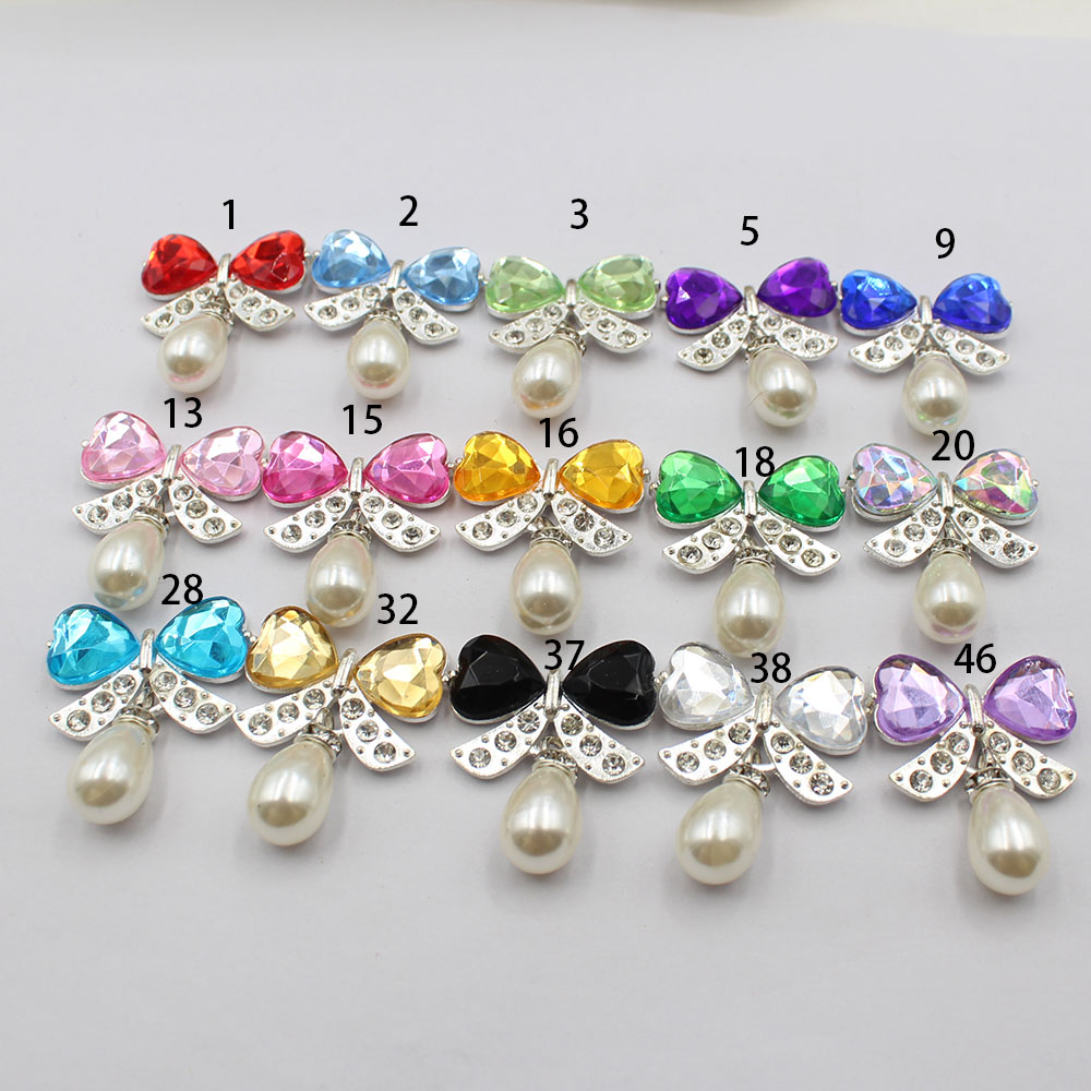 Diamond Stud Earrings - 5 adet/set gümüş alaşımlı elmas işlemeli