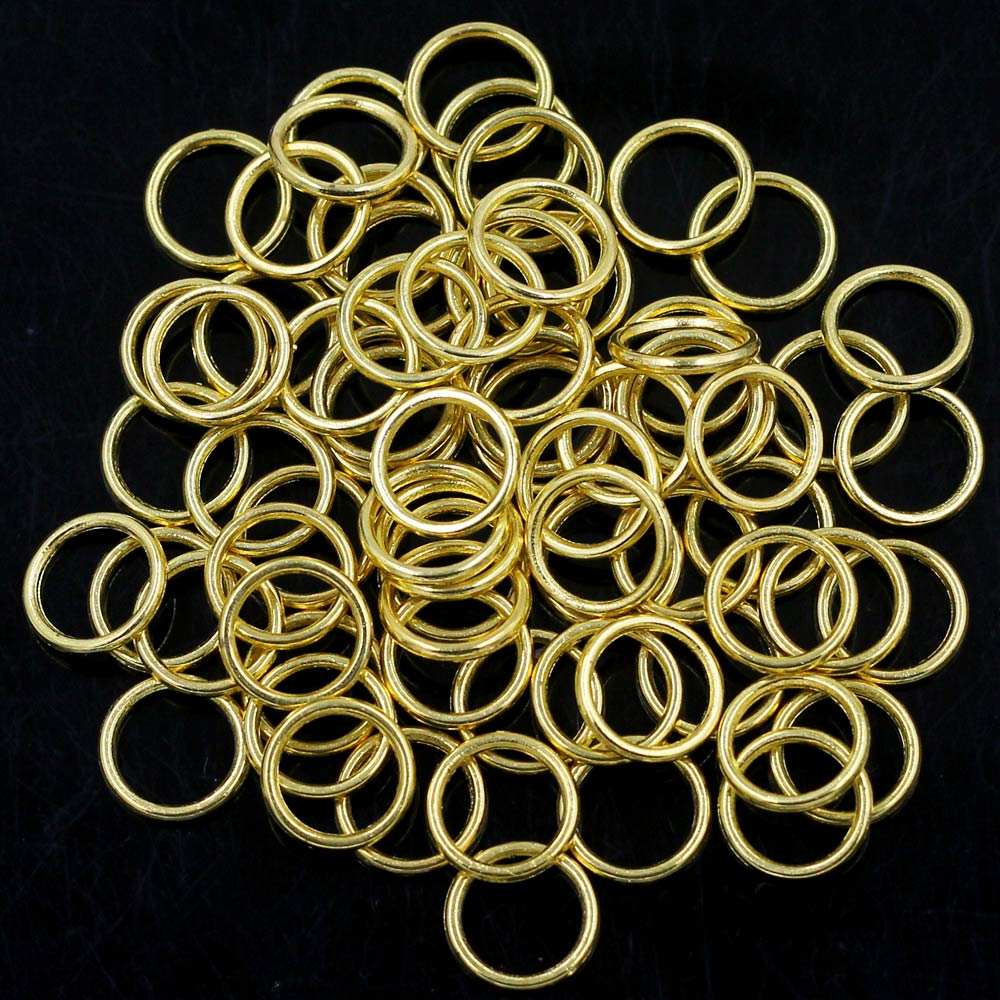Gold Plated Ring - 500 Adet Açık Atlama Halkaları Alaşımlı