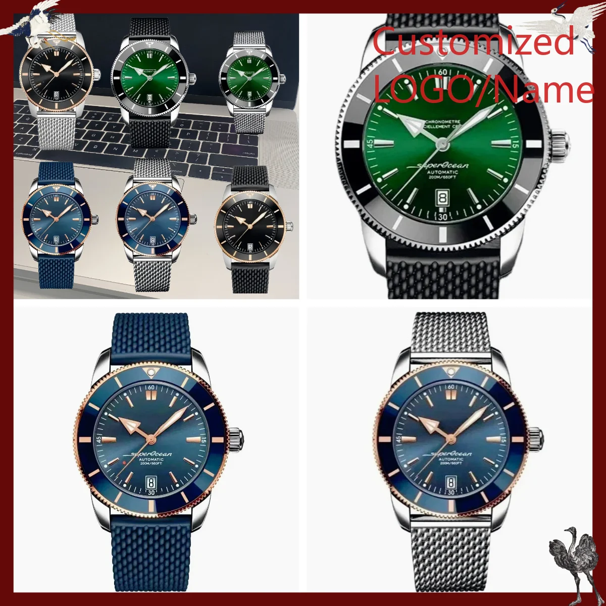 Jewellery Watches - A1212 Mağazası Özel Tasarım Saatler 46mm