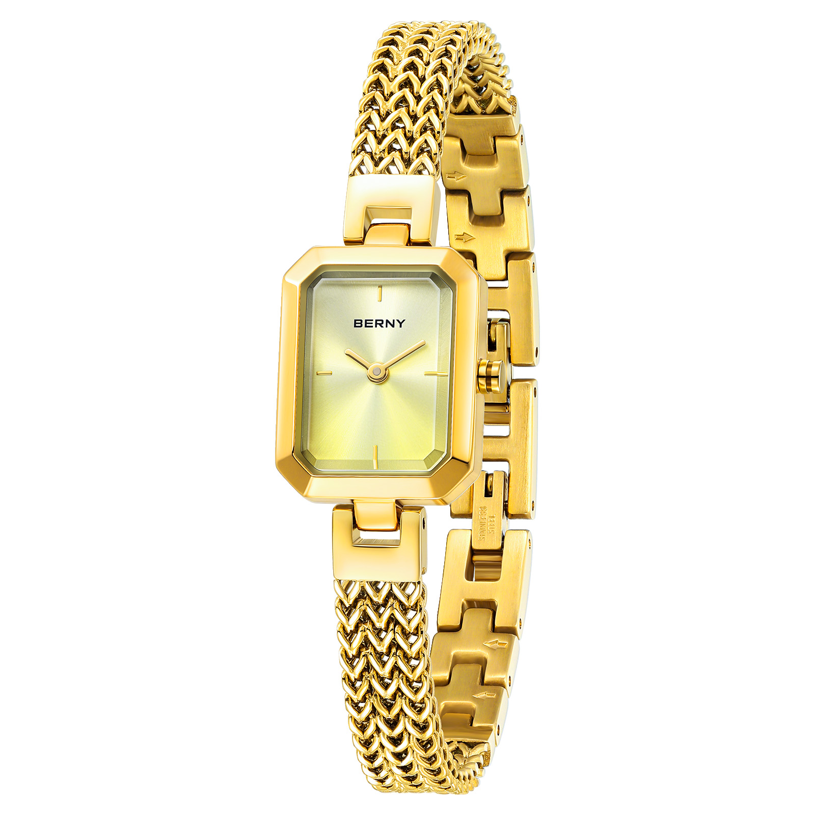 Mystery Jewelry Jar Watches - BERNY altın saat kadınlar için Mini