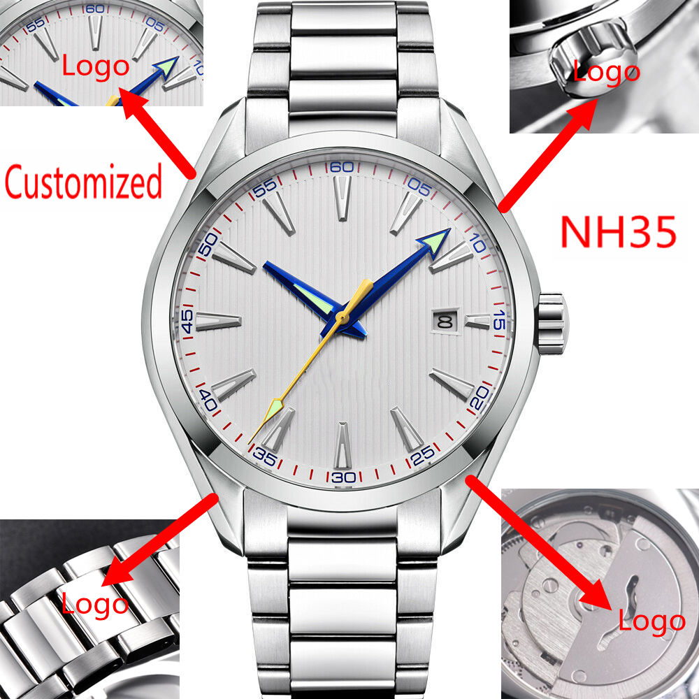 Jewellery Watches - Özel Logo 41mm Erkekler Miyota/NH35 Otomatik