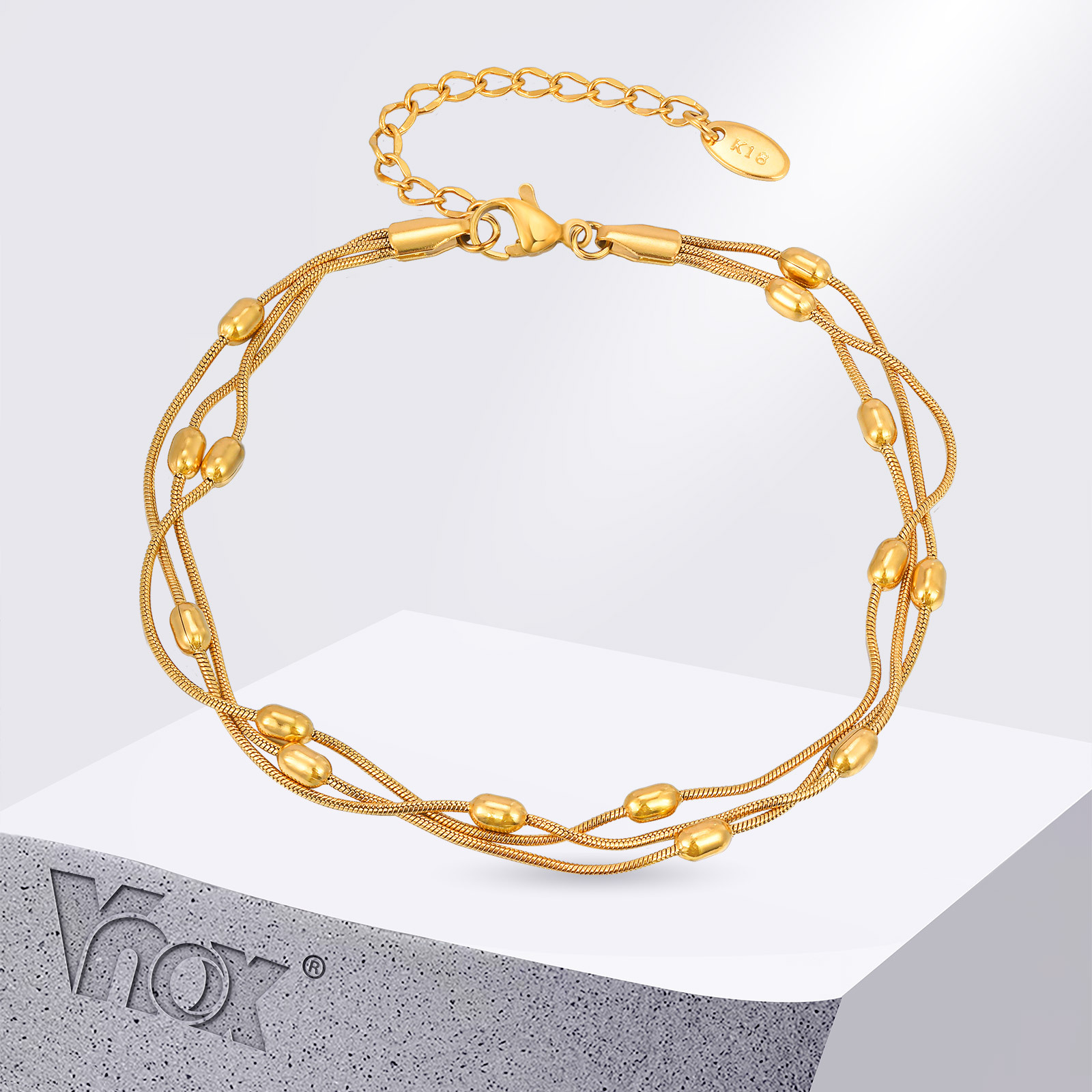 Vnox Yaz Paslanmaz Çelik Üç ka - Jc Jewelry & Watches incelemesi ve fiyatı
