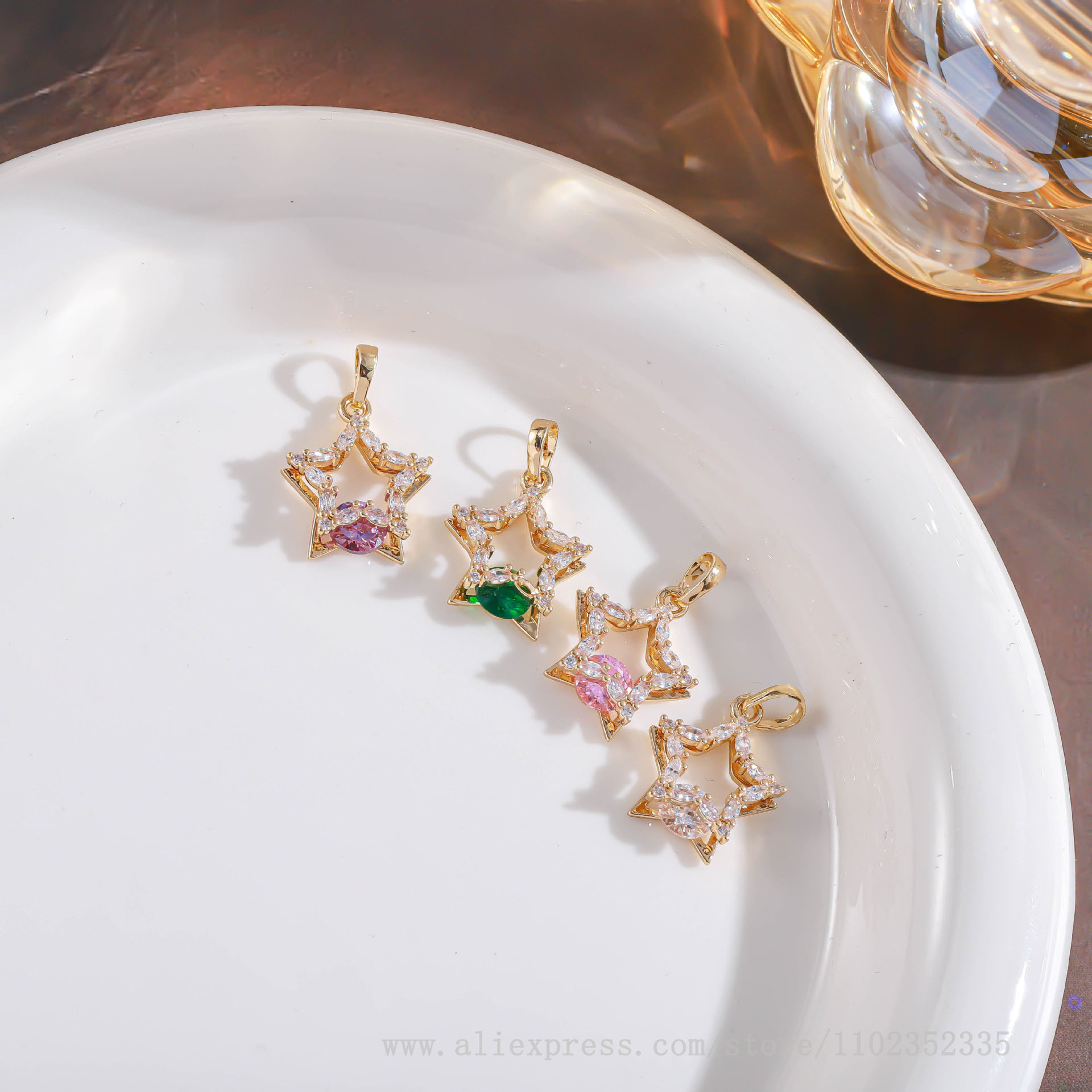 10 adet/torba yeni moda elmas  - Diamond Stud Earrings incelemesi ve fiyatı