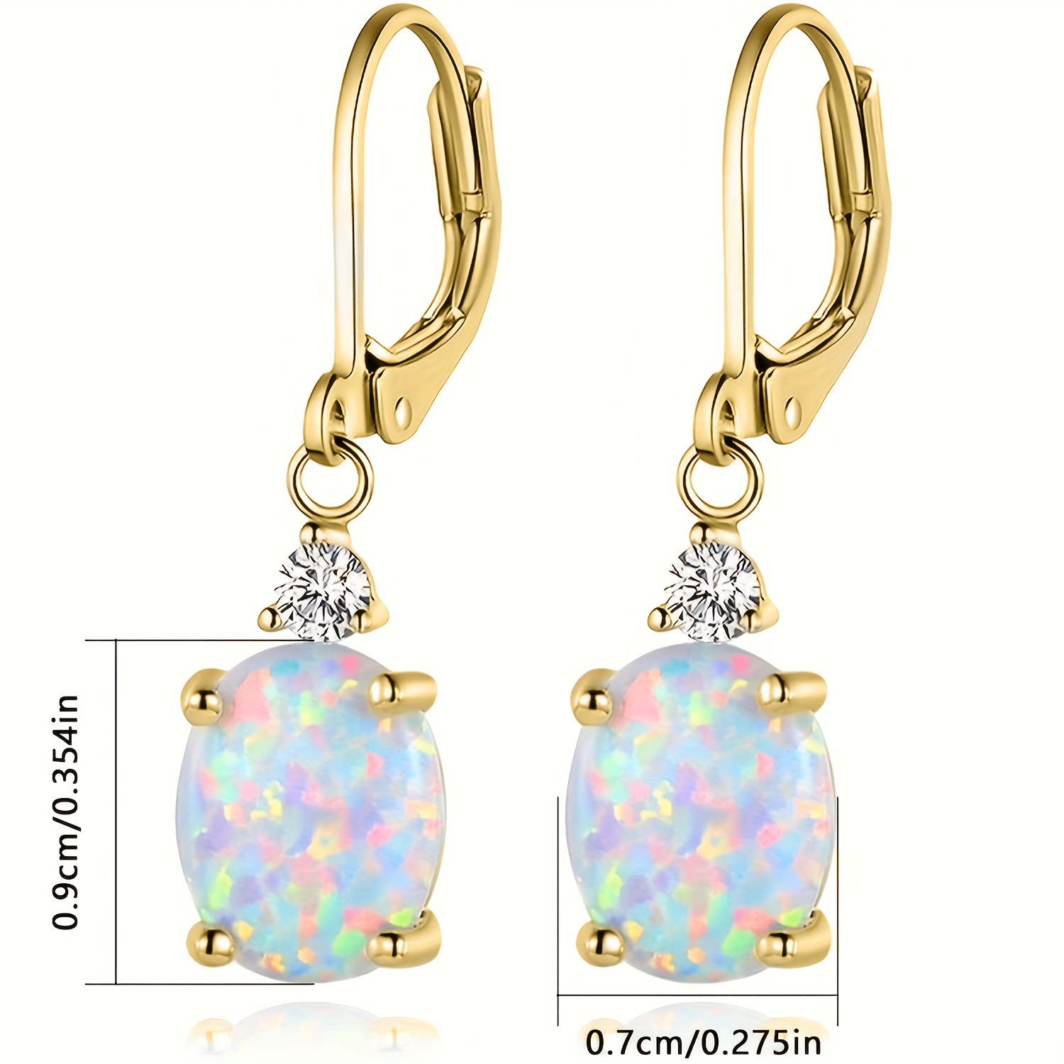 Boho-Şık |   Şık] Sevgililer G - Opal Earrings Dangle incelemesi ve fiyatı