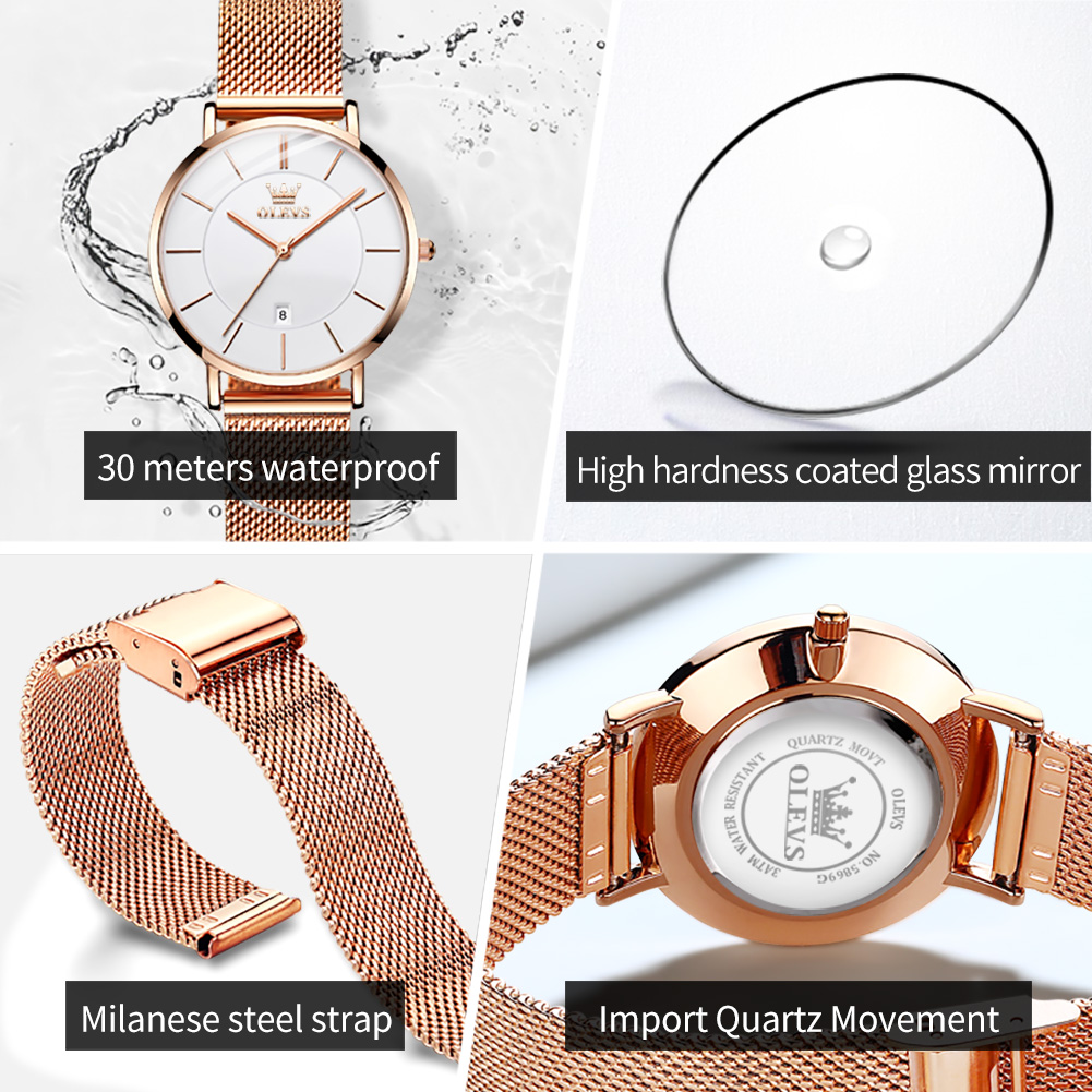 OLEVS Kadın Izle 5869 Zarif Mo - Jewellery Watches incelemesi ve fiyatı