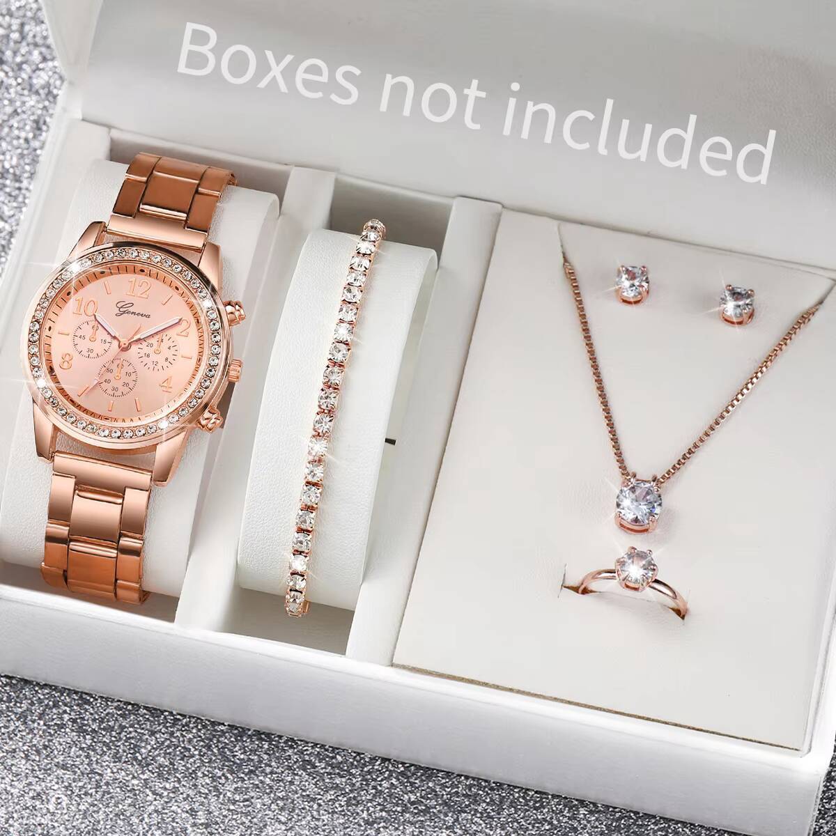 6 adet/takım moda taklidi kadı - Jewelry Watches Women incelemesi ve fiyatı