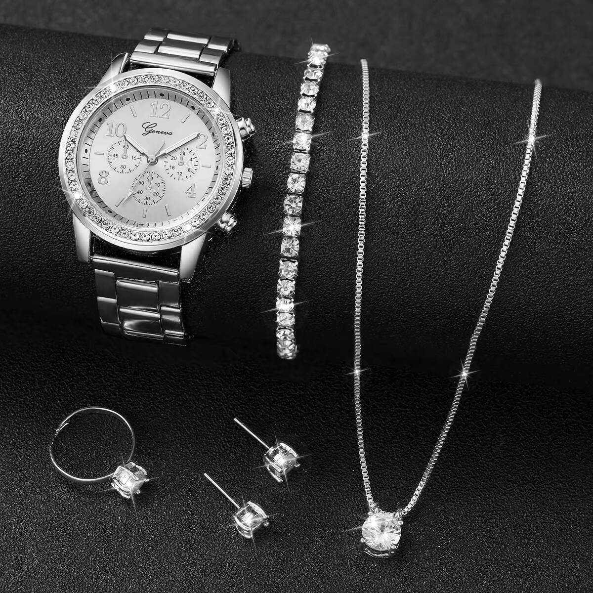 6 adet/takım moda taklidi kadı - Jewelry Watches Women incelemesi ve fiyatı
