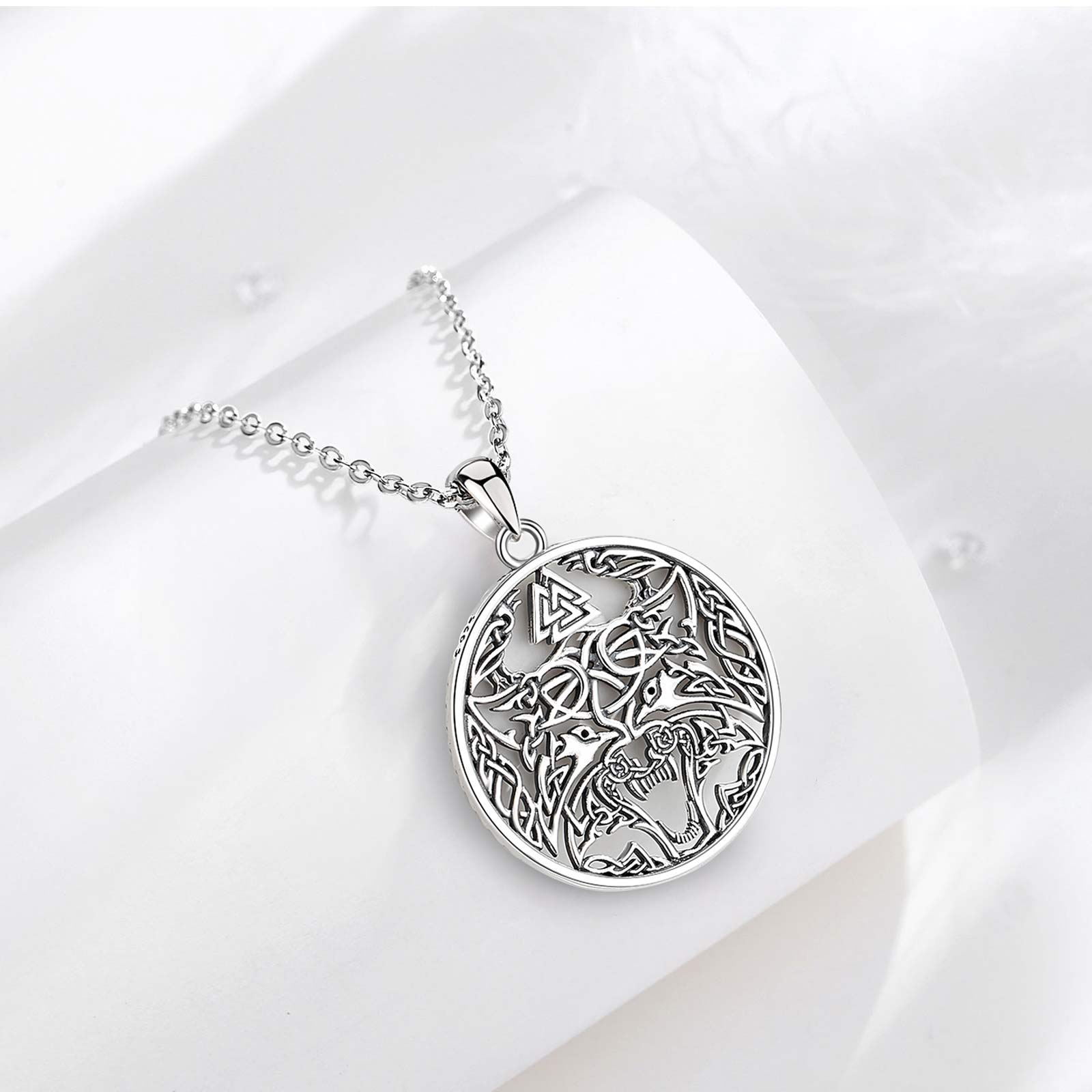 Eudora 925 Ayar Gümüş Viking K - Wolf Jewelry & Watches Tampa Reviews incelemesi ve fiyatı
