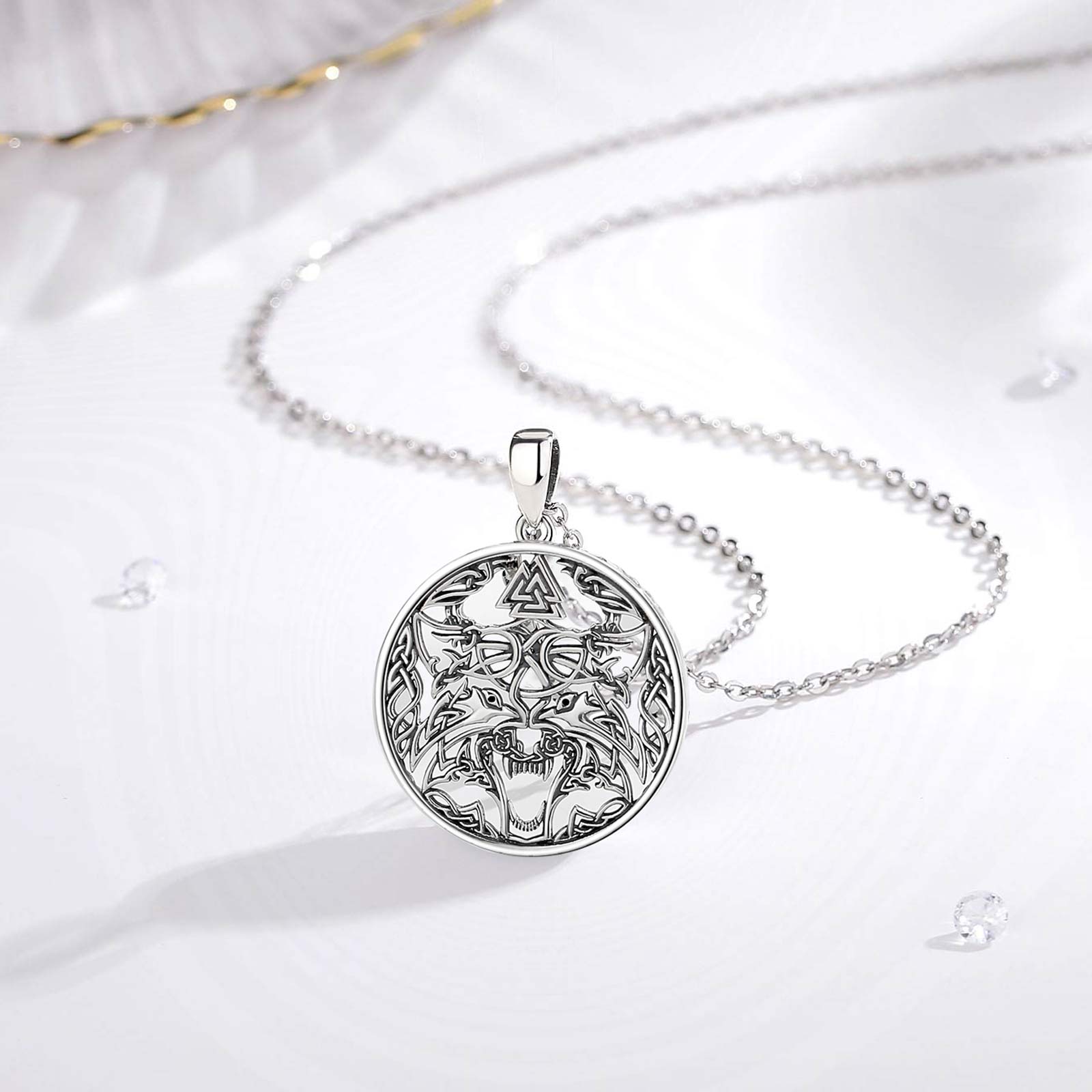 Eudora 925 Ayar Gümüş Viking K - Wolf Jewelry & Watches Tampa Reviews incelemesi ve fiyatı