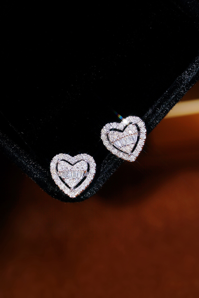LUOWEND %100 18K Beyaz Altın K - Diamond Stud Earrings incelemesi ve fiyatı