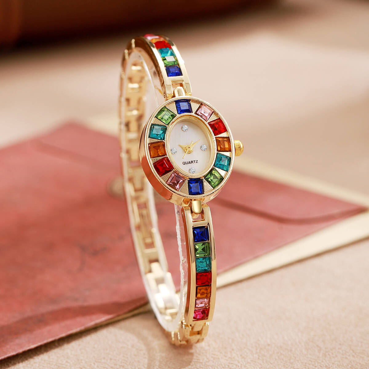 2 adet/takım lüks taklidi kadı - Jewelry Watches Women incelemesi ve fiyatı