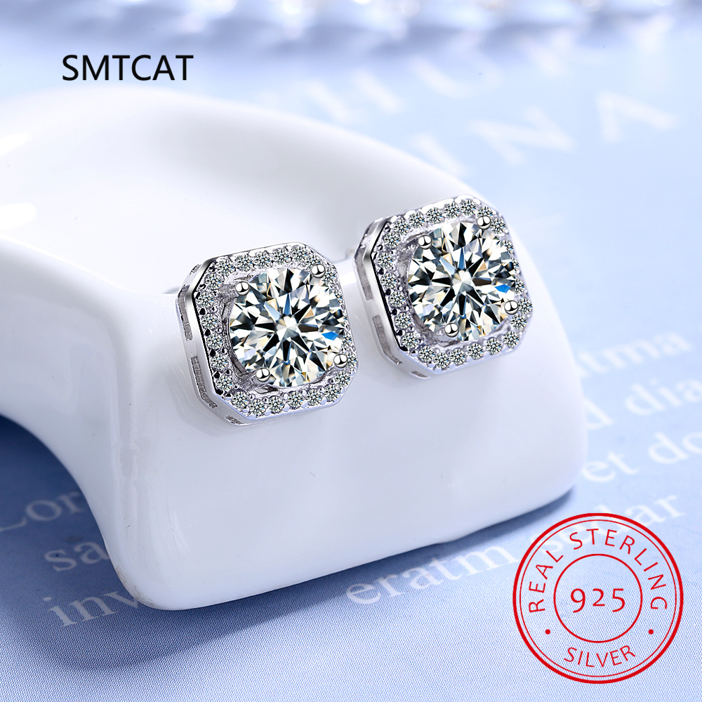 Kare Kesim Mozanit Pırlanta Ta - Diamond Stud Earrings incelemesi ve fiyatı