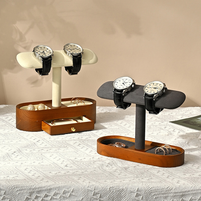 Oirlv katı ahşap saat organiza - Jewelry Box Watches Bracelets incelemesi ve fiyatı