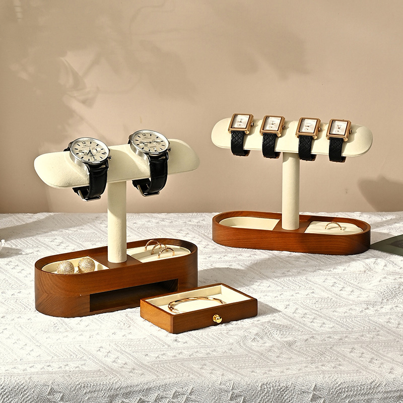 Oirlv katı ahşap saat organiza - Jewelry Box Watches Bracelets incelemesi ve fiyatı