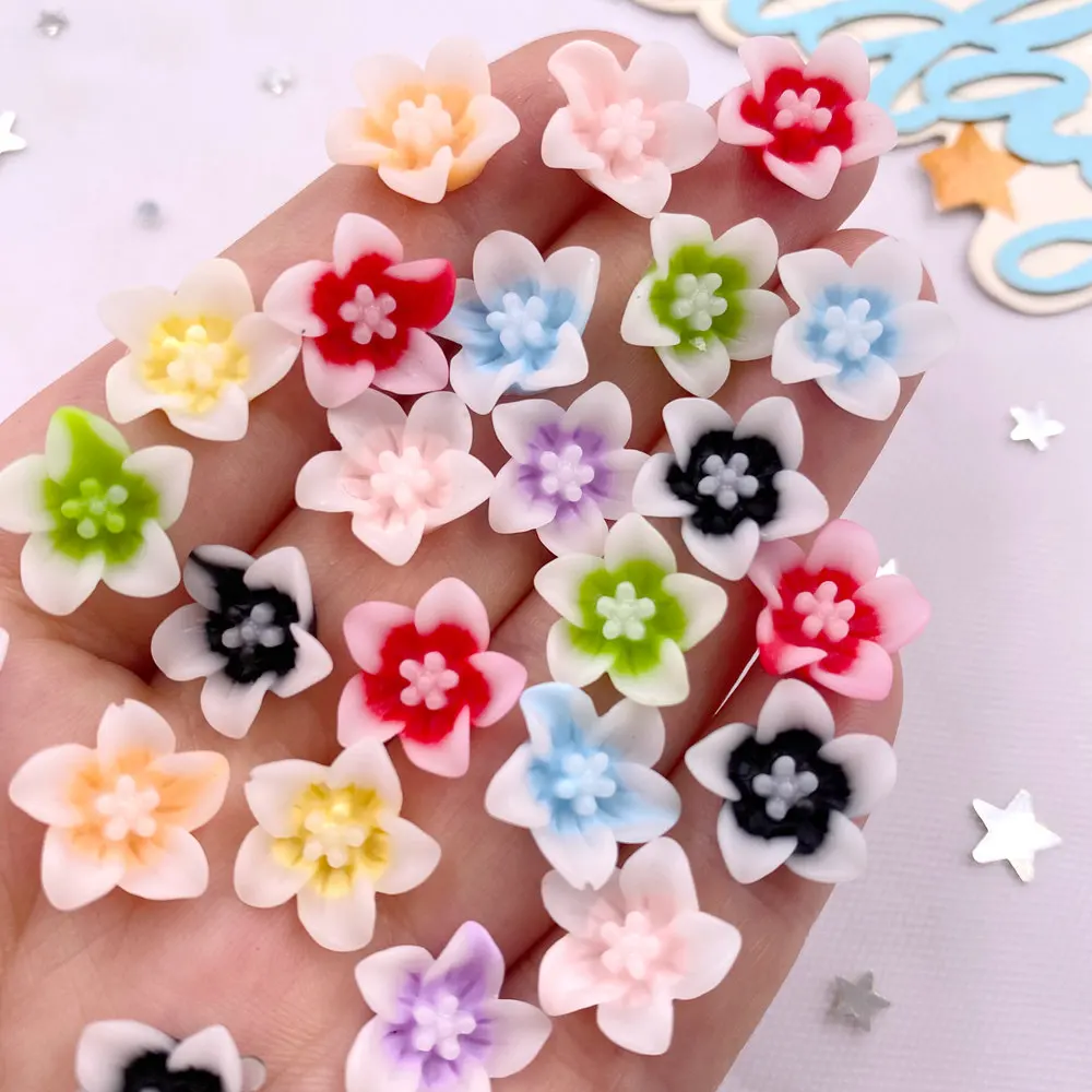50 adet reçine 13mm renkli 3D  - Paradise Jewelry & Watches Llc Miami incelemesi ve fiyatı