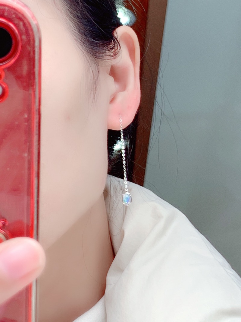 Oval 4*6 MM Doğal Opal Damla K - Opal Earrings Dangle incelemesi ve fiyatı