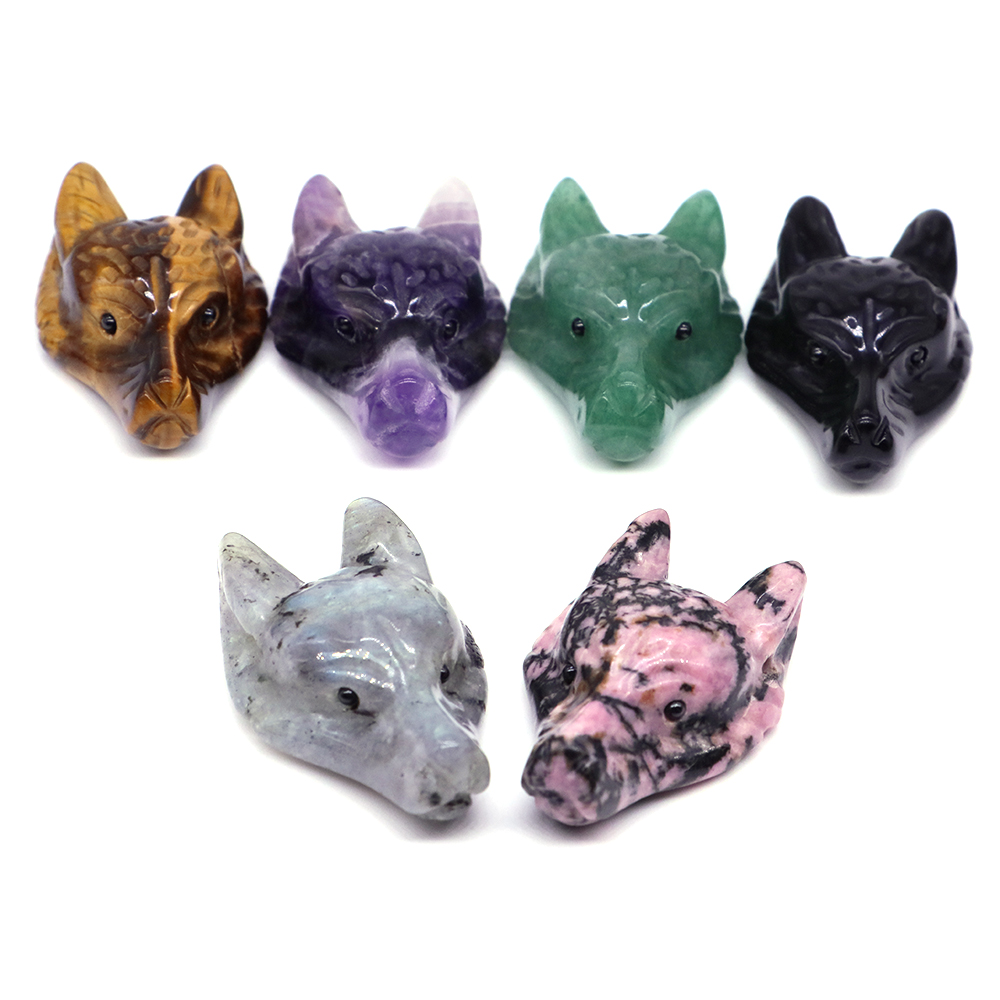 1.5 inç Doğal Taş Kurt Başı Şi - Wolf Jewelry & Watches Tampa Reviews incelemesi ve fiyatı