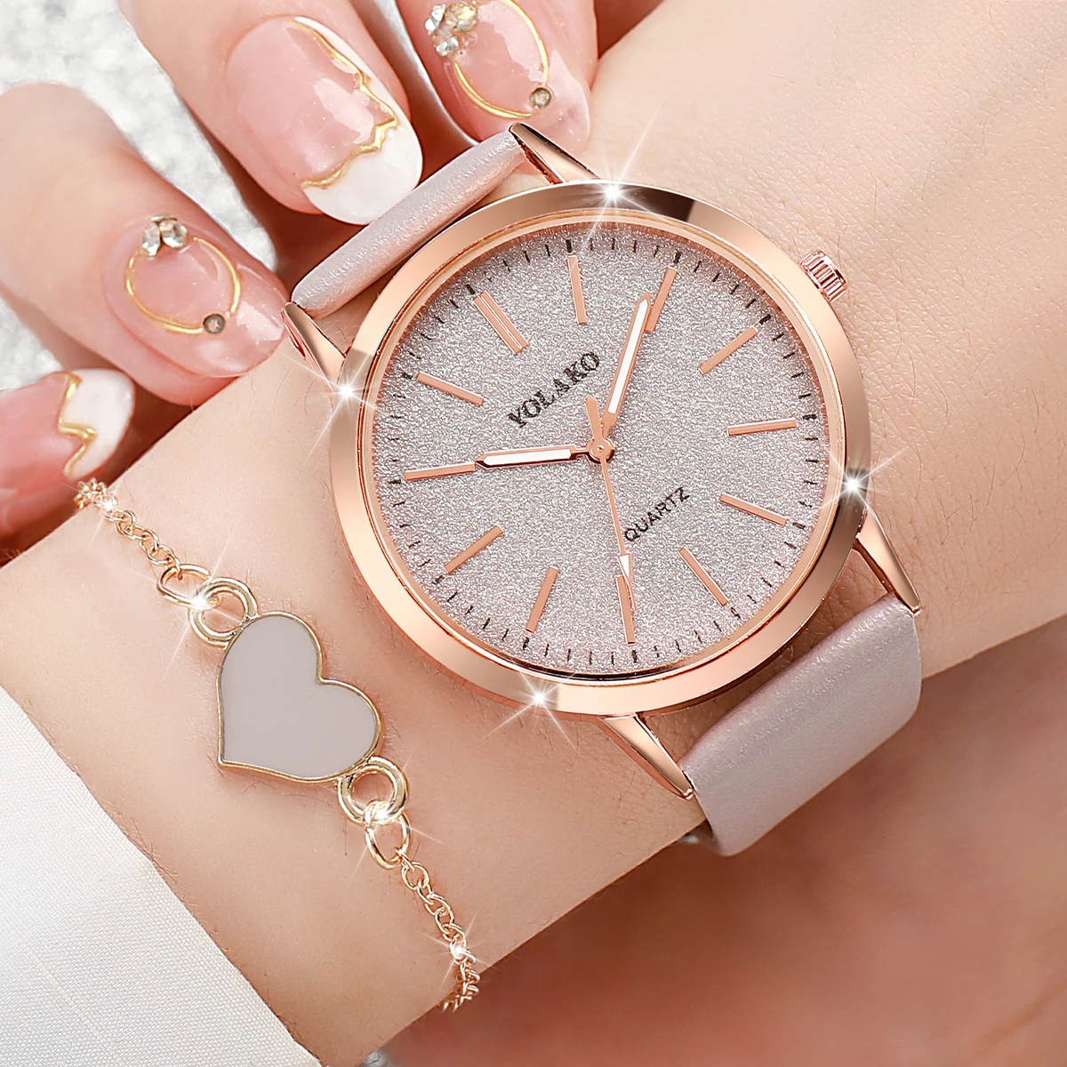 2 adet/takım moda kadın saatle - Jewelry Watches Women incelemesi ve fiyatı