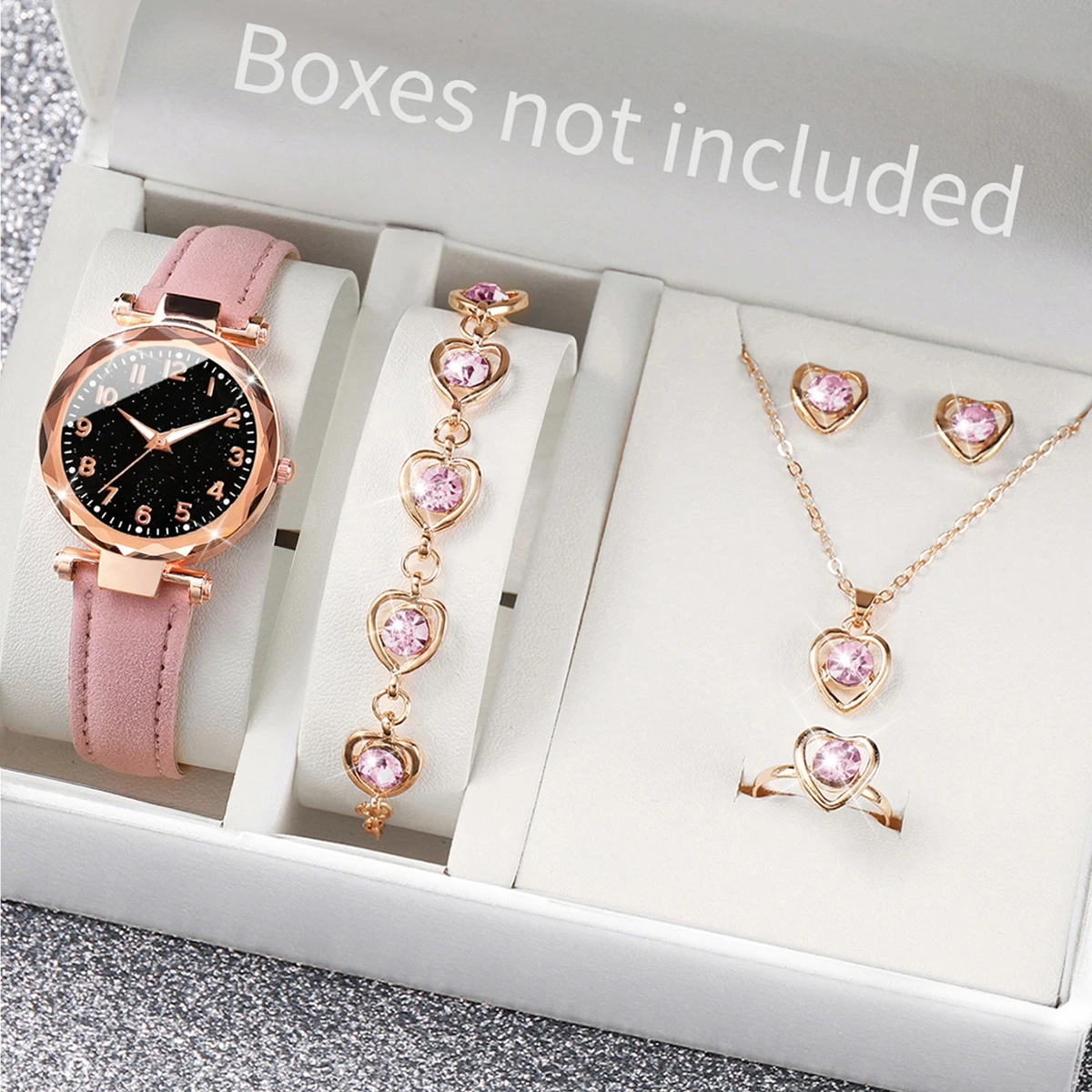 5/6 adet moda kadın saatler ra - Mystery Jewelry Jar Watches incelemesi ve fiyatı