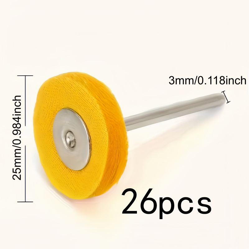 26 adet 3mm sarı parlatma bezi - Jewelry Watches & Accessories incelemesi ve fiyatı