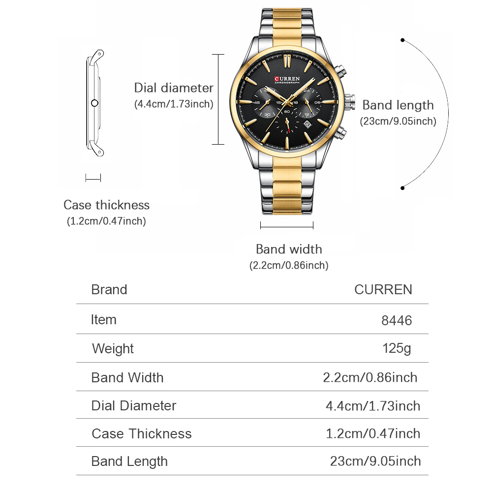 CURREN Casual Kuvars Chrono Sp - Jewellery Watches incelemesi ve fiyatı