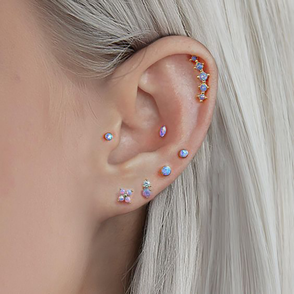 1 adet paslanmaz çelik Opal çi - Opal Earrings Dangle incelemesi ve fiyatı