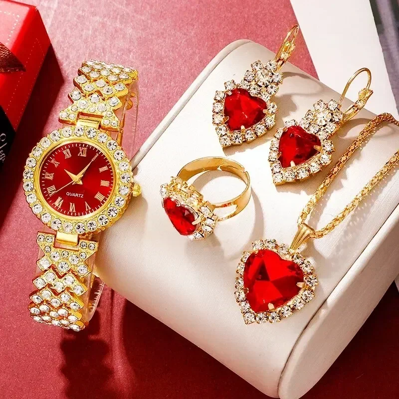 Altın lüks İzle kadınlar yüzük - Mystery Jewelry Jar Watches incelemesi ve fiyatı