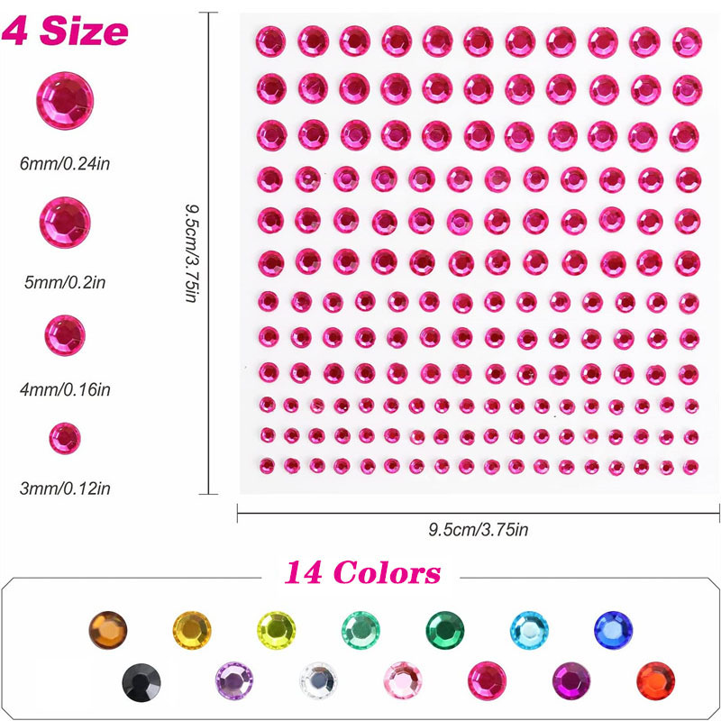 Kendinden Yapışkanlı Rhineston - Diamond Stud Earrings incelemesi ve fiyatı