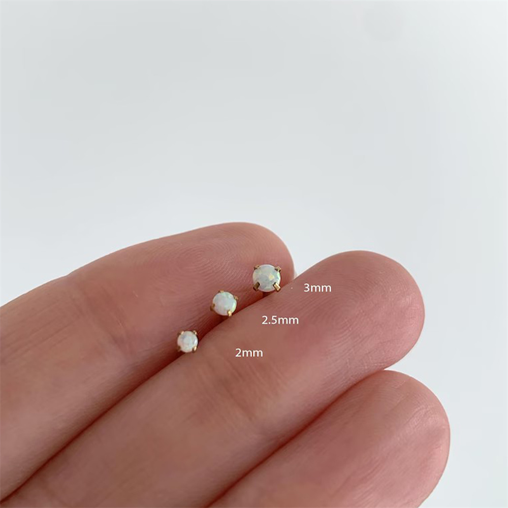 AIDE 925 Ayar Gümüş Klasik Yıl - Opal Earrings Dangle incelemesi ve fiyatı