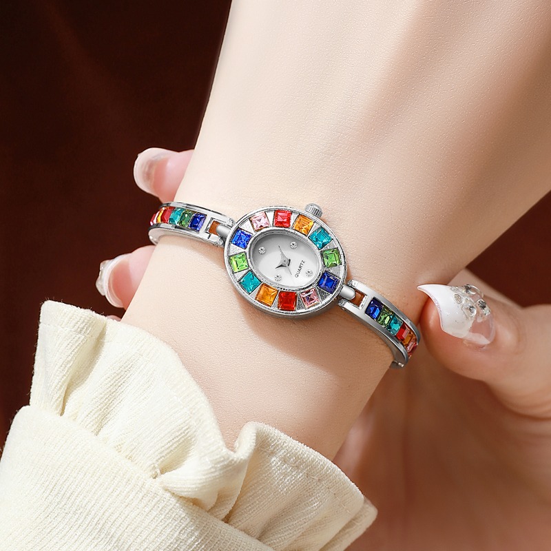2 adet zarif renkli taklidi ka - Mystery Jewelry Jar Watches incelemesi ve fiyatı