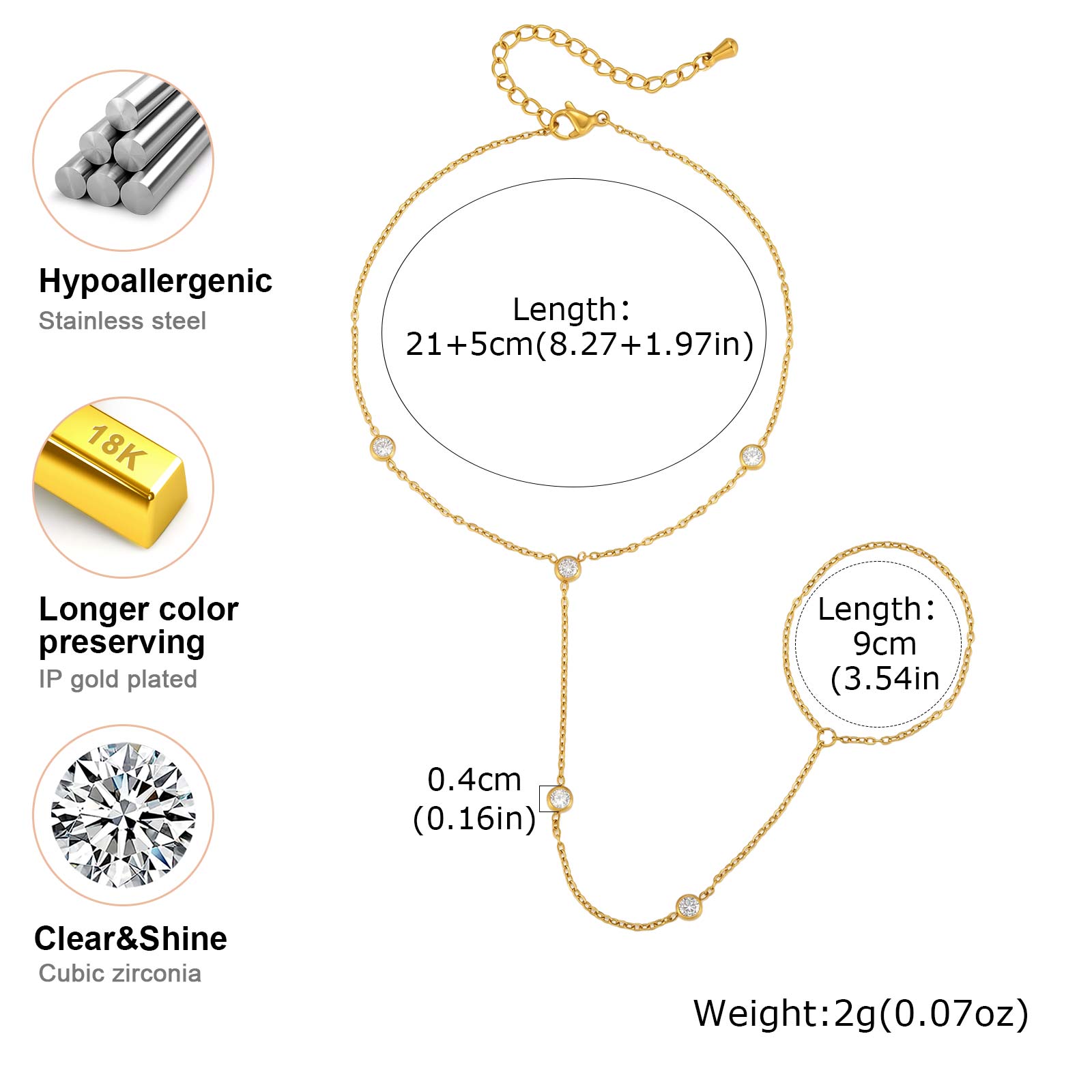 Paslanmaz Çelik CZ Taşlı Halha - Jc Jewelry & Watches incelemesi ve fiyatı