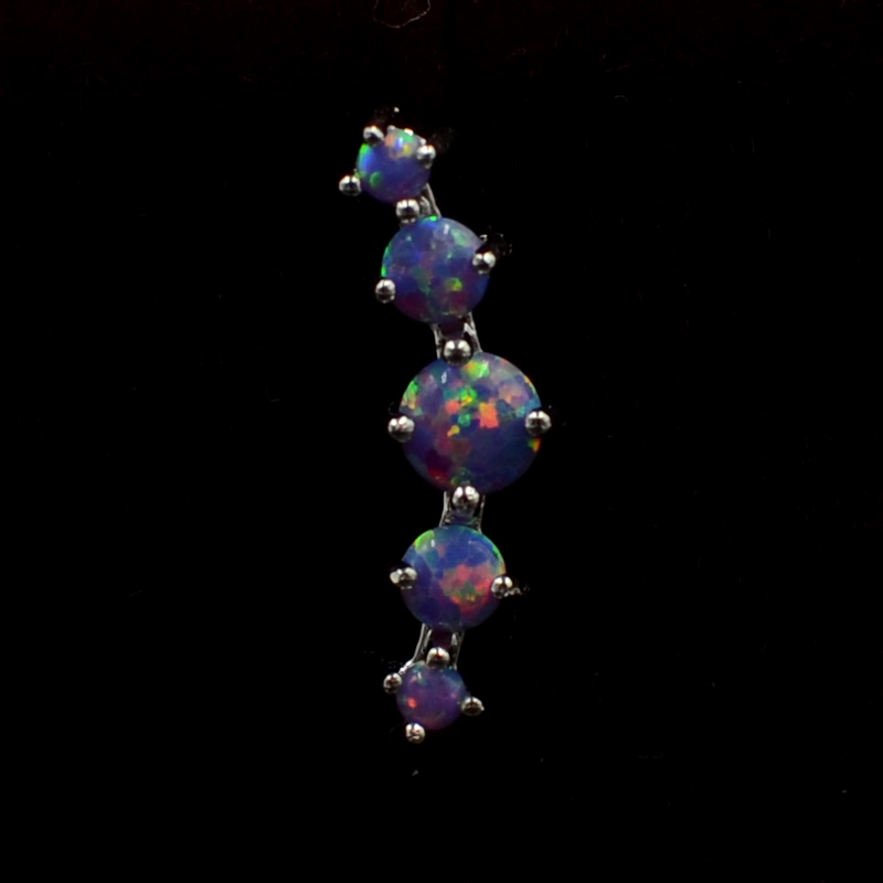 CHUANCI 1 adet paslanmaz çelik - Opal Earrings Dangle incelemesi ve fiyatı