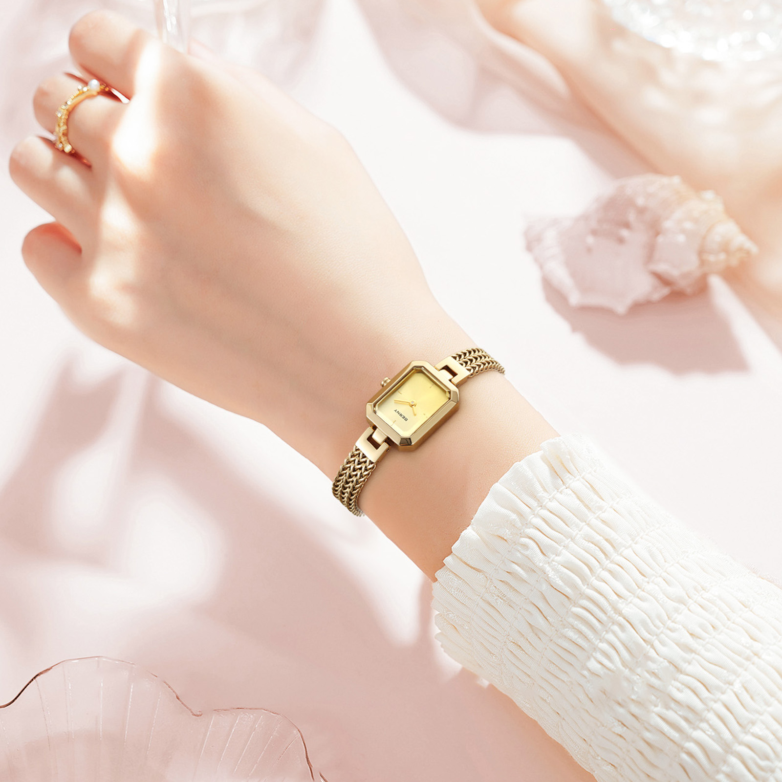 BERNY altın saat kadınlar için - Mystery Jewelry Jar Watches incelemesi ve fiyatı