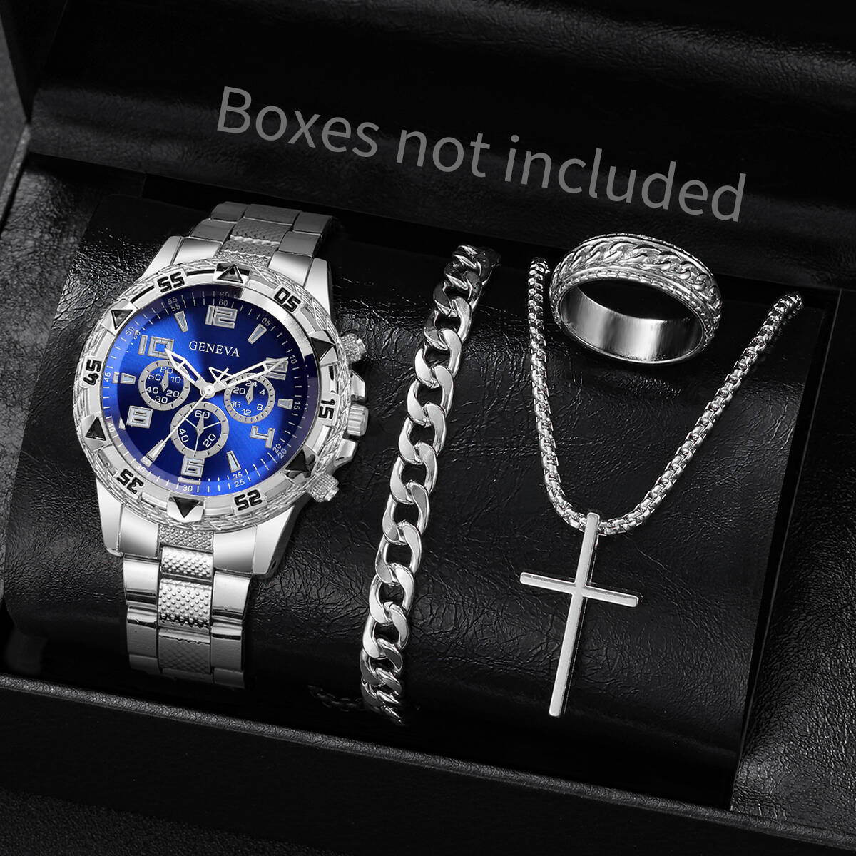 4 adet/takım moda erkek iş saa - Mystery Jewelry Jar Watches incelemesi ve fiyatı