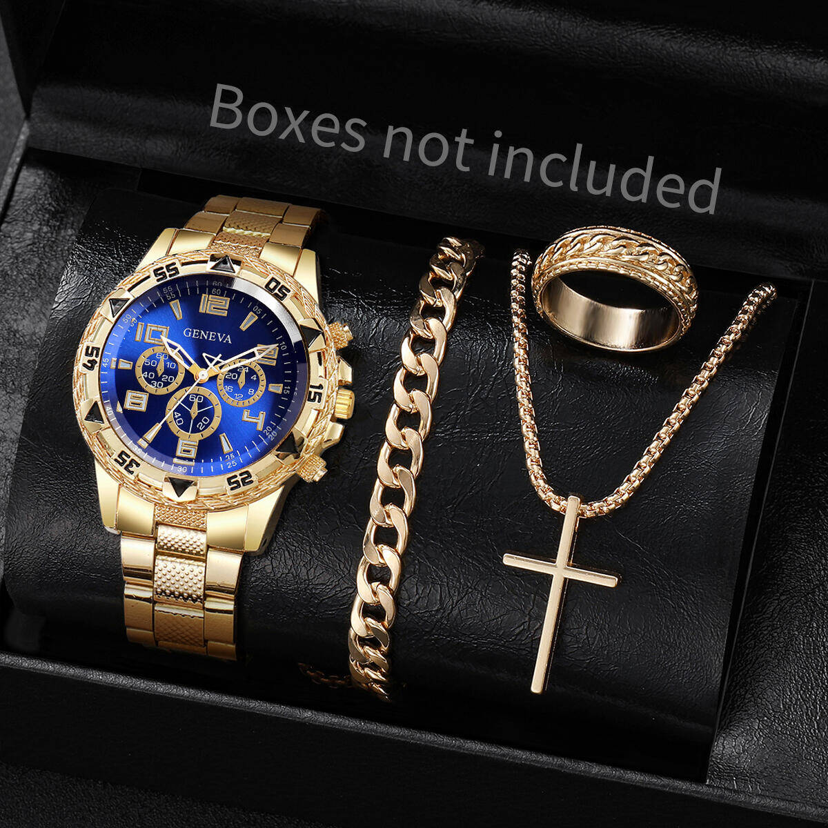 4 adet/takım moda erkek iş saa - Mystery Jewelry Jar Watches incelemesi ve fiyatı