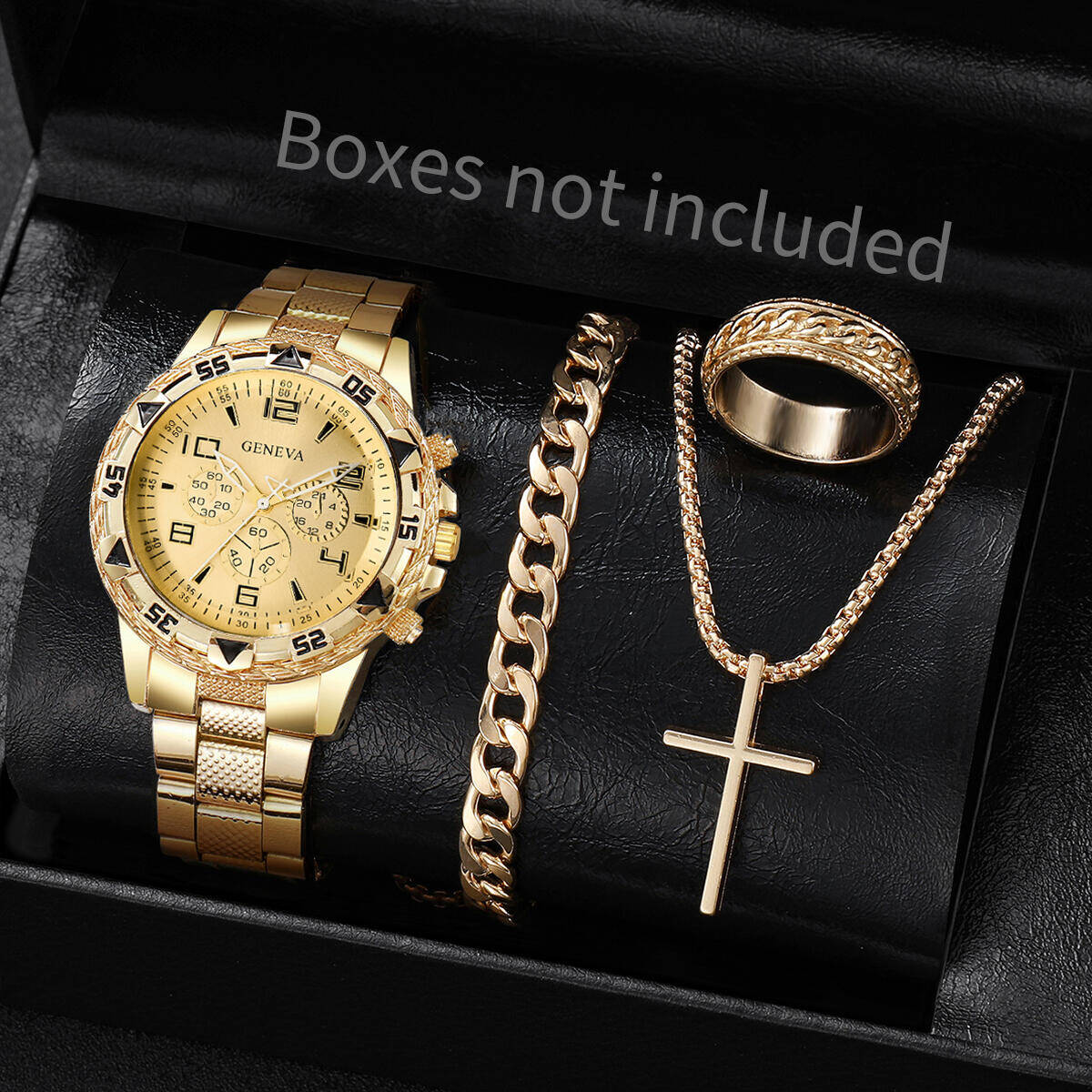 4 adet/takım moda erkek iş saa - Mystery Jewelry Jar Watches incelemesi ve fiyatı