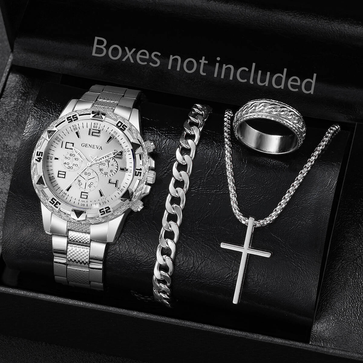 4 adet/takım moda erkek iş saa - Mystery Jewelry Jar Watches incelemesi ve fiyatı