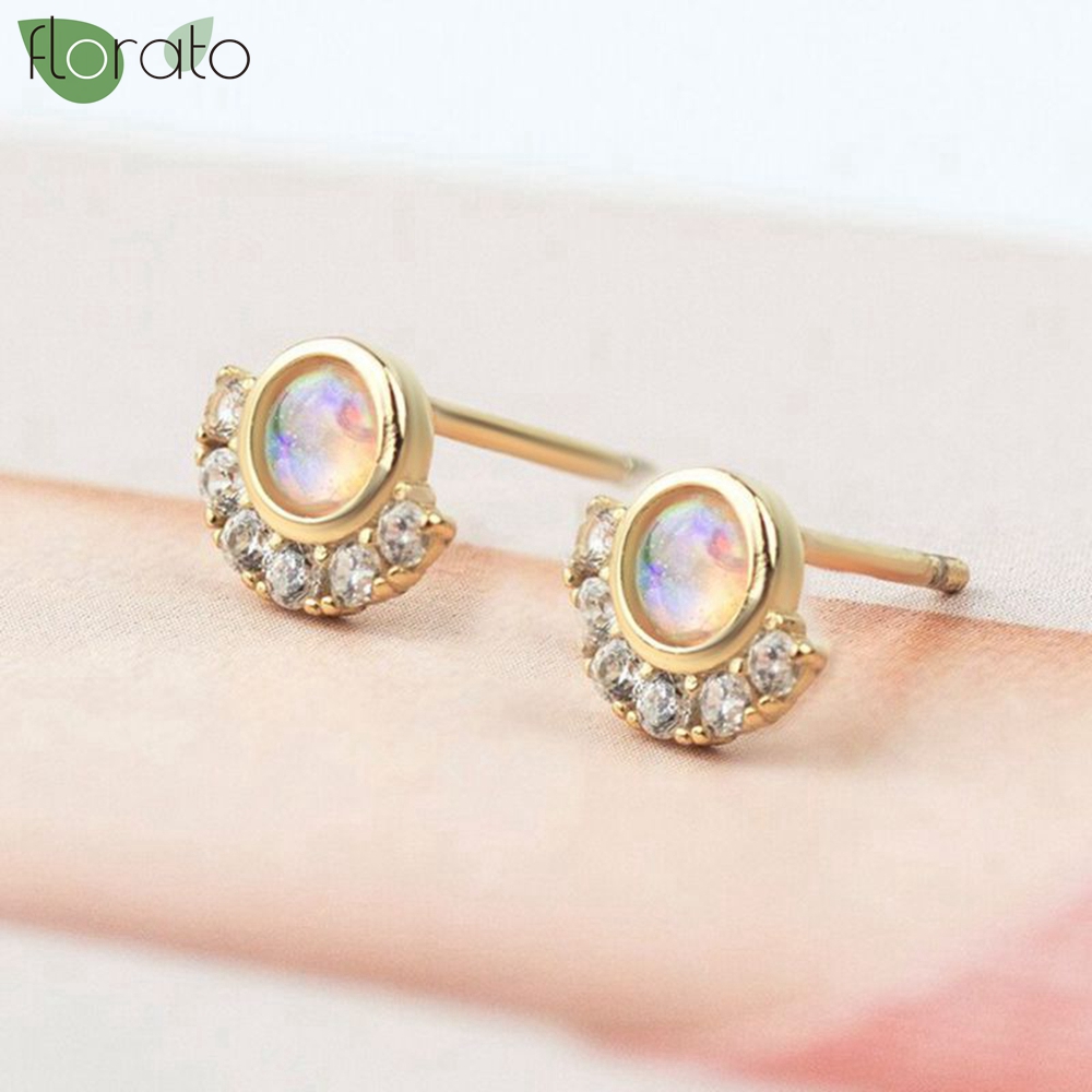 925 Ayar Gümüş İğne Zarif Küçü - Opal Earrings Dangle incelemesi ve fiyatı
