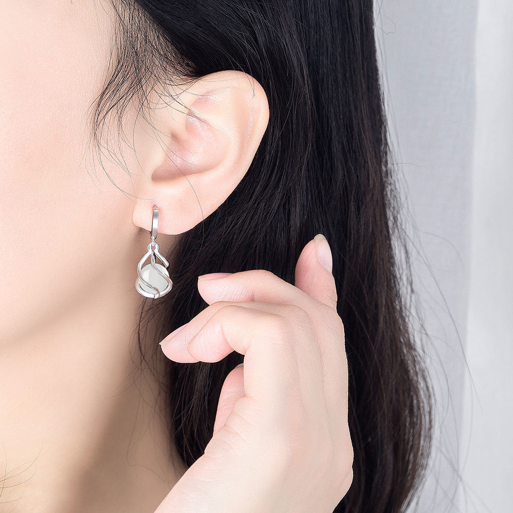 Yeni 925 Ayar Gümüş Kadın Küpe - Opal Earrings Dangle incelemesi ve fiyatı