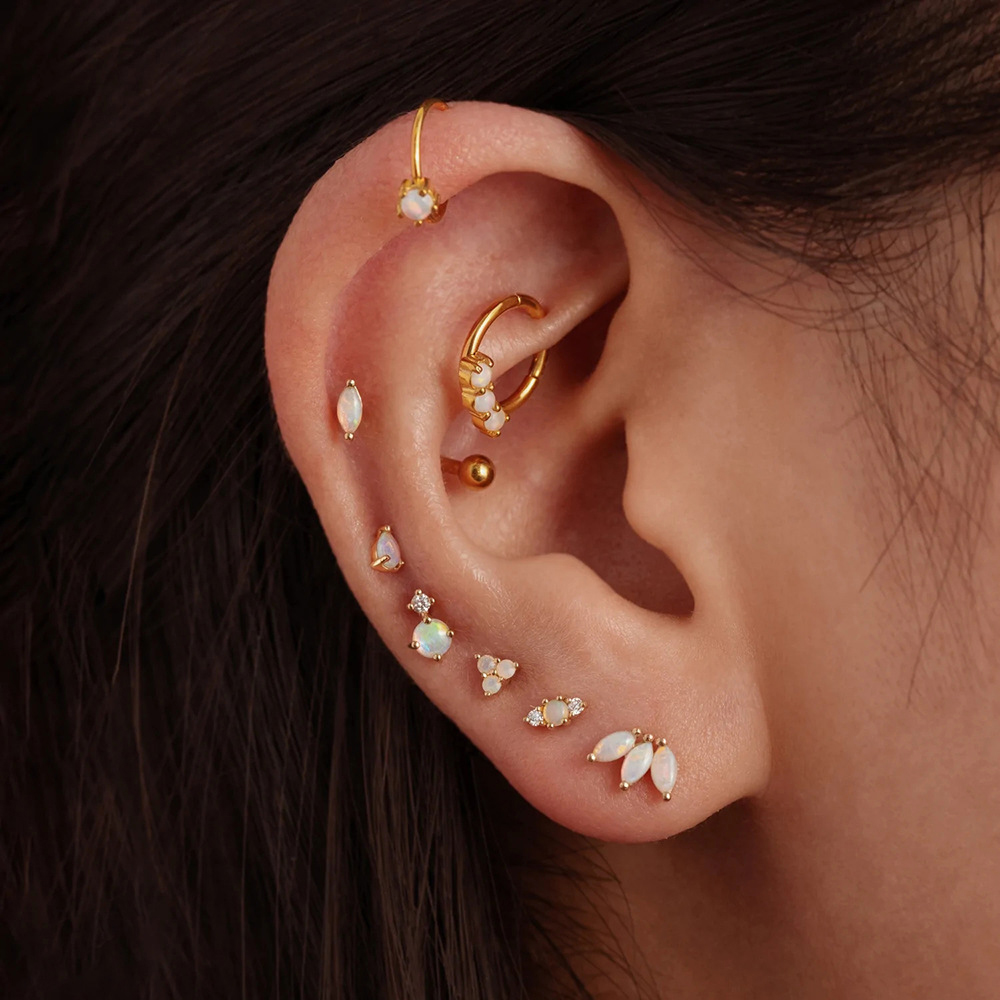 2 adet paslanmaz çelik Opal Mi - Opal Earrings Dangle incelemesi ve fiyatı
