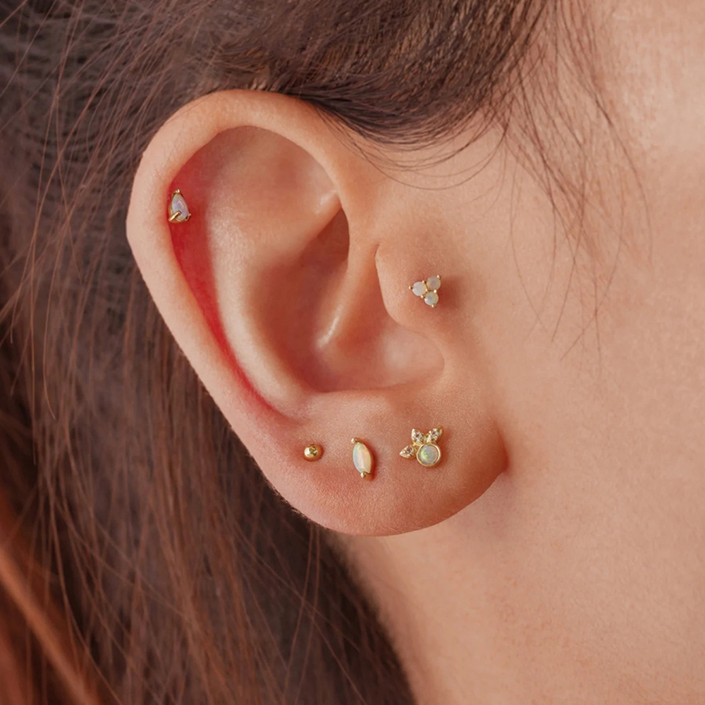 2 adet paslanmaz çelik Opal Mi - Opal Earrings Dangle incelemesi ve fiyatı