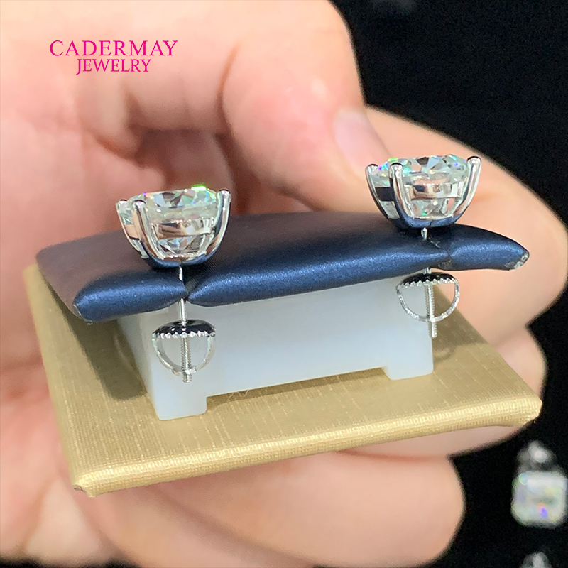 Yüksek Kalite 4 Çatal Vida Ger - Diamond Stud Earrings incelemesi ve fiyatı