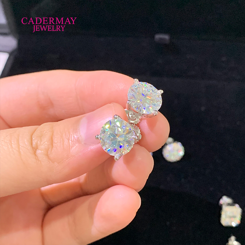 Yüksek Kalite 4 Çatal Vida Ger - Diamond Stud Earrings incelemesi ve fiyatı